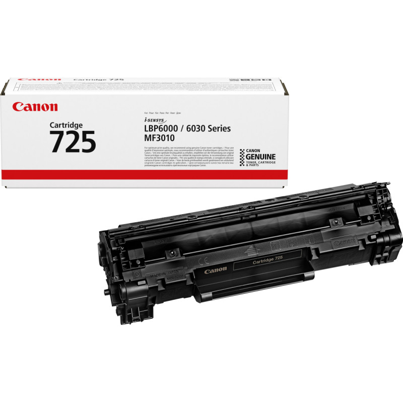 Canon 725 tonera kārtridžs 1 pcs Oriģināls Melns