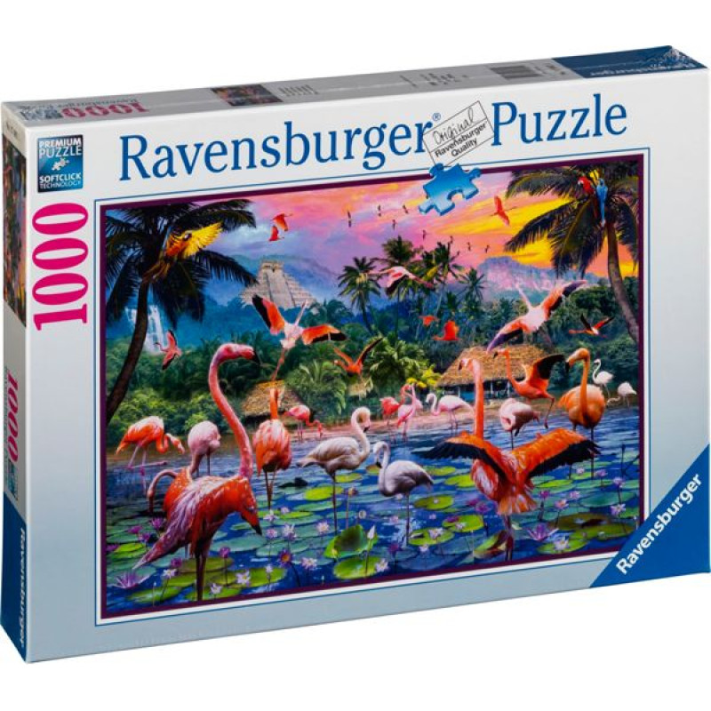 Ravensburger Pink Flamingos 1000 Pieces