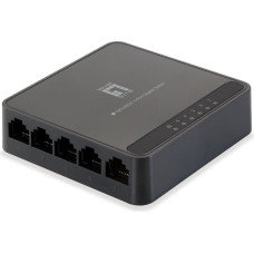 Level One LevelOne GEU-0522 tīkla pārslēgs Gigabit Ethernet (10/100/1000) Melns