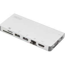 Digitus USB Type-C Multiport Travel Dock 8 Port