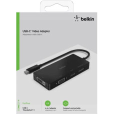 Belkin USB-C to HDMI / VGA / DisplayPort-Adapter   AVC003btBK