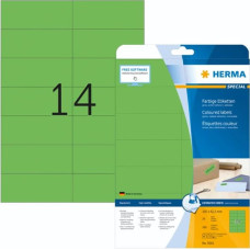 Herma Labels green 105x42,3 20 Sheets DIN A4 280 pcs. 5061