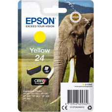 Epson Elephant C13T24244012 tintes kārtridžs 1 pcs Oriģināls Standarta produktivitāte Dzeltens