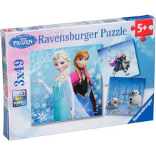 Ravensburger Winter Adventures 3 X 49 pcs Puzzle  Disney Frozen