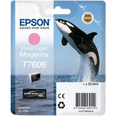 Epson ink cartridge vivid light magenta T 7606 N