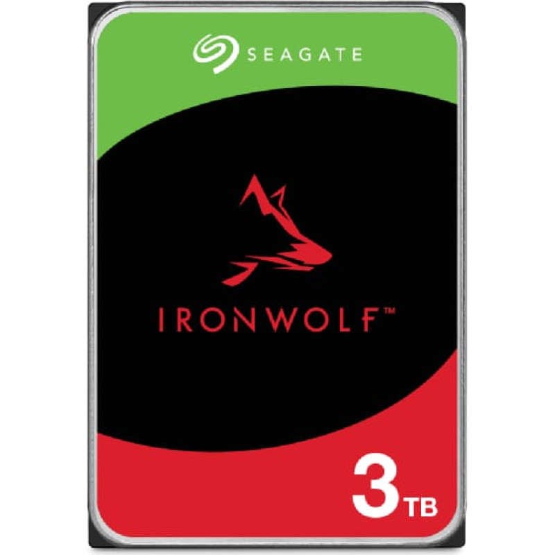 Seagate HDD|SEAGATE|IronWolf|3TB|SATA|256 MB|5400 rpm|3,5"|ST3000VN006