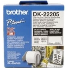 Brother Continuous Paper Tapes 6,2cmx30,5m  white      DK-22205