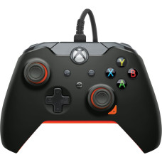 PDP 049-012-GO spēļu kontrolierīce Melns, Oranžs USB Spēļu paliktnis Analogā / digitālā Xbox One, Xbox One X, Xbox Series S, Xbox Series X, PC (dators)