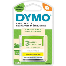 Dymo Letratag Variety Pack Paper, plastic, metallic