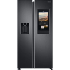 Samsung RS6HA8891B1/EG side by side ledusskapis Brīvi novietots 614 L E Melns