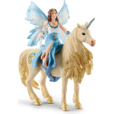 Schleich Bayala Eyela's ride on golden unicorn, toy figure