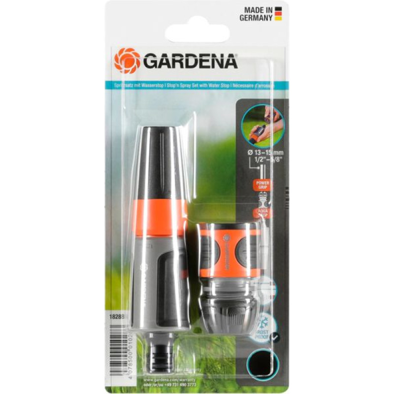 Gardena Stop 'n' Spray Set 13mm 1/2  1x 18213 + 18300