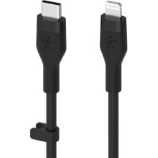 Belkin Flex Lightning/USB-C 15W 1m, mfi, 15W, black CAA009bt1MBK