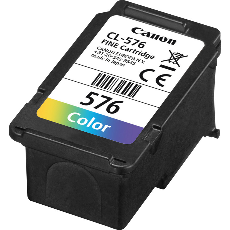 Canon CL-576 tintes kārtridžs 1 pcs Oriģināls Standarta produktivitāte Tirkīzzils, Fuksīns, Dzeltens