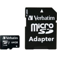 Verbatim Premium 64 GB MicroSDXC Klases 10