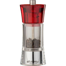 Zassenhaus pepper mill AACHEN Acryl, red, 14 cm