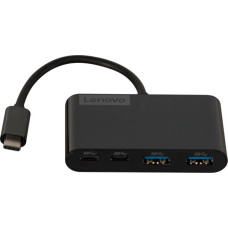 Lenovo Select USB Type-C 4-Port USB-Hub black