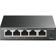 Tp-Link TL-SG105S Nepārvaldīts Gigabit Ethernet (10/100/1000) Melns