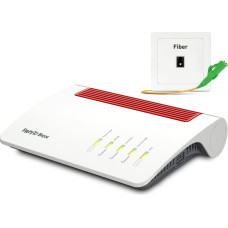 AVM FRITZ!Box 5590 Fiber bezvadu rūteris Tīkls Gigabit Ethernet Divkāršā frekvenču josla (2.4 GHz / 5 GHz) Balts