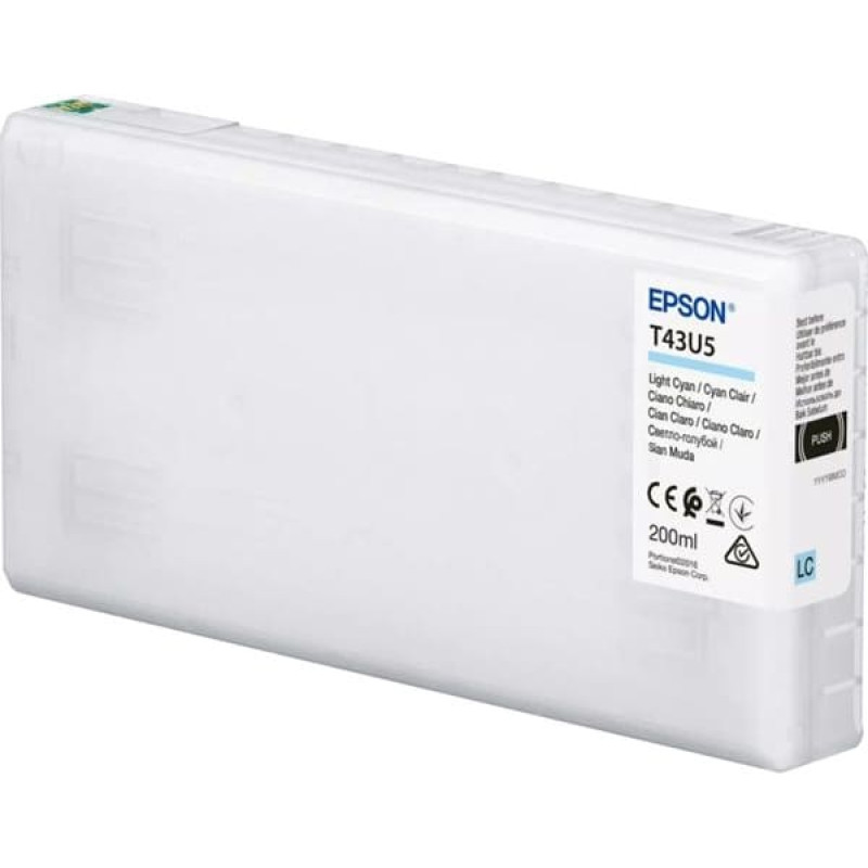 Epson ink cartridge cyan T 43U 200 ml            T 43U24N