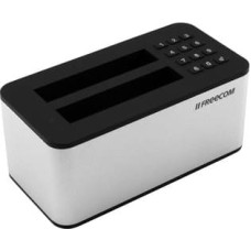 Freecom mDock Keypad Secure USB 3.2 Gen 1 (3.1 Gen 1) Type-C Melns, Pelēks