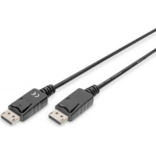 Digitus Connection Cable DisplayPort with snaps 1080p 60Hz FHD Type DP / DP M / M black 5m