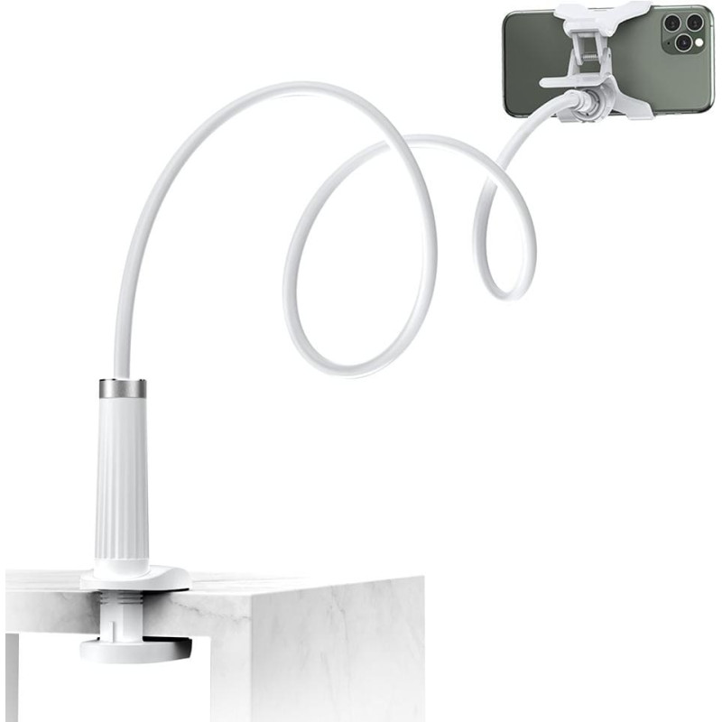 Ugreen Phone Holder White White Flexible Long Arm 90cm