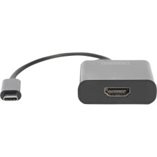 Digitus Graphic adapter, HDMI 4K 30Hz UHD to USB 3.1 Type C, with audio, black, length 15cm