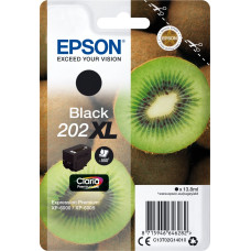 Epson Kiwi 202XL tintes kārtridžs 1 pcs Oriģināls Augsta (XL) produktivitāte Melns