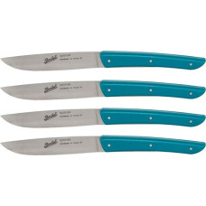 Berkel steak knife set 4-pcs. Color petrol blue