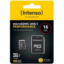 Intenso microSDHC           16GB Class 10 UHS-I U1 Performance