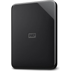 Western Digital External HDD|WESTERN DIGITAL|Elements Portable SE|1TB|USB 3.0|Colour Black|WDBEPK0010BBK-WESN