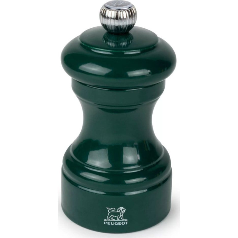 Peugeot Bistro salt mill 10 cm forest green painted wood