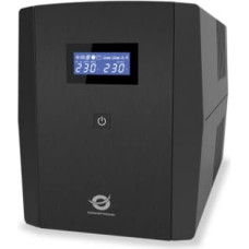 Conceptronic ZEUS03E nepārtrauktas barošanas avots (UPS) Line-Interactive 1,2 kilovoltampērs 720 W 6 Maiņstrāvas izvade (-s)