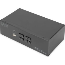 Digitus KVM-Switch 4-Port Dual-Display,4K, Display-Port