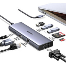 Ugreen Revodok USB-C 6-IN-1 Hub met 4K HDMI USB Veids-C 10000 Mbit/s