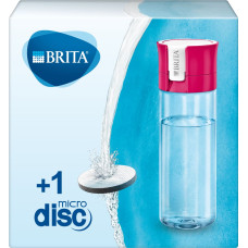 Brita Fill&Go Bottle Filtr Pink Ūdens filtrēšanas pudele Rozā, Caurspīdīgs