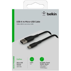 Belkin Micro-USB-Cable encased 1m black CAB007bt1MBK