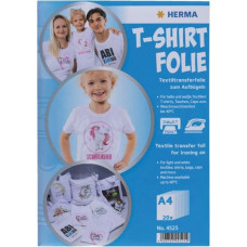 Herma T-Shirt Foil A4 for light + white Textiles  20 Sheets 4525