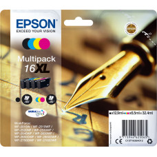 Epson Pen and crossword C13T16364012 tintes kārtridžs 1 pcs Oriģināls Augsta (XL) produktivitāte Melns, Tirkīzzils, Fuksīns, Dzeltens