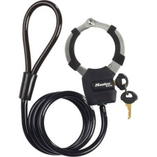 Masterlock Master Lock Keyed Cable Street Cuff Lock   8275EURDPROBLK