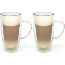 Bredemeijer 1x2 Bredemeijer Glass 400ml Latte Macchiato double-w. 165015