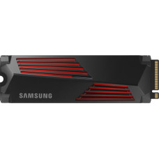 Samsung SSD|SAMSUNG|990 PRO with Heatsink|1TB|M.2|PCIE|NVMe|MLC|Write speed 6900 MBytes/sec|Read speed 7450 MBytes/sec|2.3mm|TBW 600 TB|MTBF 1500000 hours|MZ-V9P1T0GW