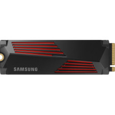 Samsung SSD|SAMSUNG|990 PRO with Heatsink|4TB|M.2|PCIe Gen4|NVMe|TLC|Write speed 6900 MBytes/sec|Read speed 7450 MBytes/sec|2.3mm|TBW 1200 TB|MTBF 1500000 hours|MZ-V9P4T0GW