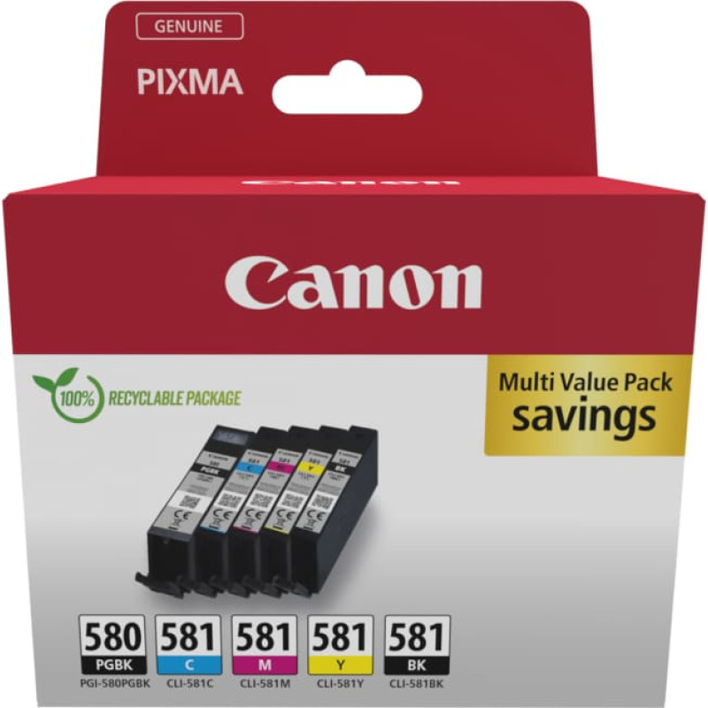 Canon PGI-580/CLI-581 PGBK/C/M/Y/BK Multipack