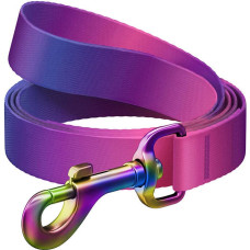 Waudog gradient nylon dog leash, length 122cm, purple