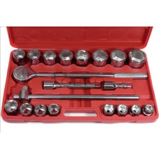 Geko Set of 21 wrenches 3/4