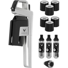 Coravin Wine System  silver Timeless Six + 12 pcs.