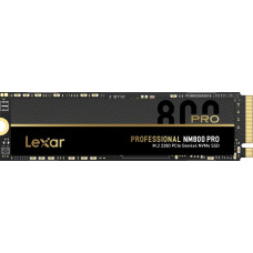 Lexar SSD|LEXAR|NM800PRO|2TB|M.2|PCIe Gen4|NVMe|3D TLC|Write speed 6500 MBytes/sec|Read speed 7500 MBytes/sec|TBW 2000 TB|MTBF 1500000 hours|LNM800P002T-RNNNG