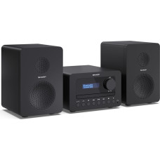 Sharp TOKYO DAB+ HI-FI Micro System Mājas audio mikrosistēma 40 W Melns